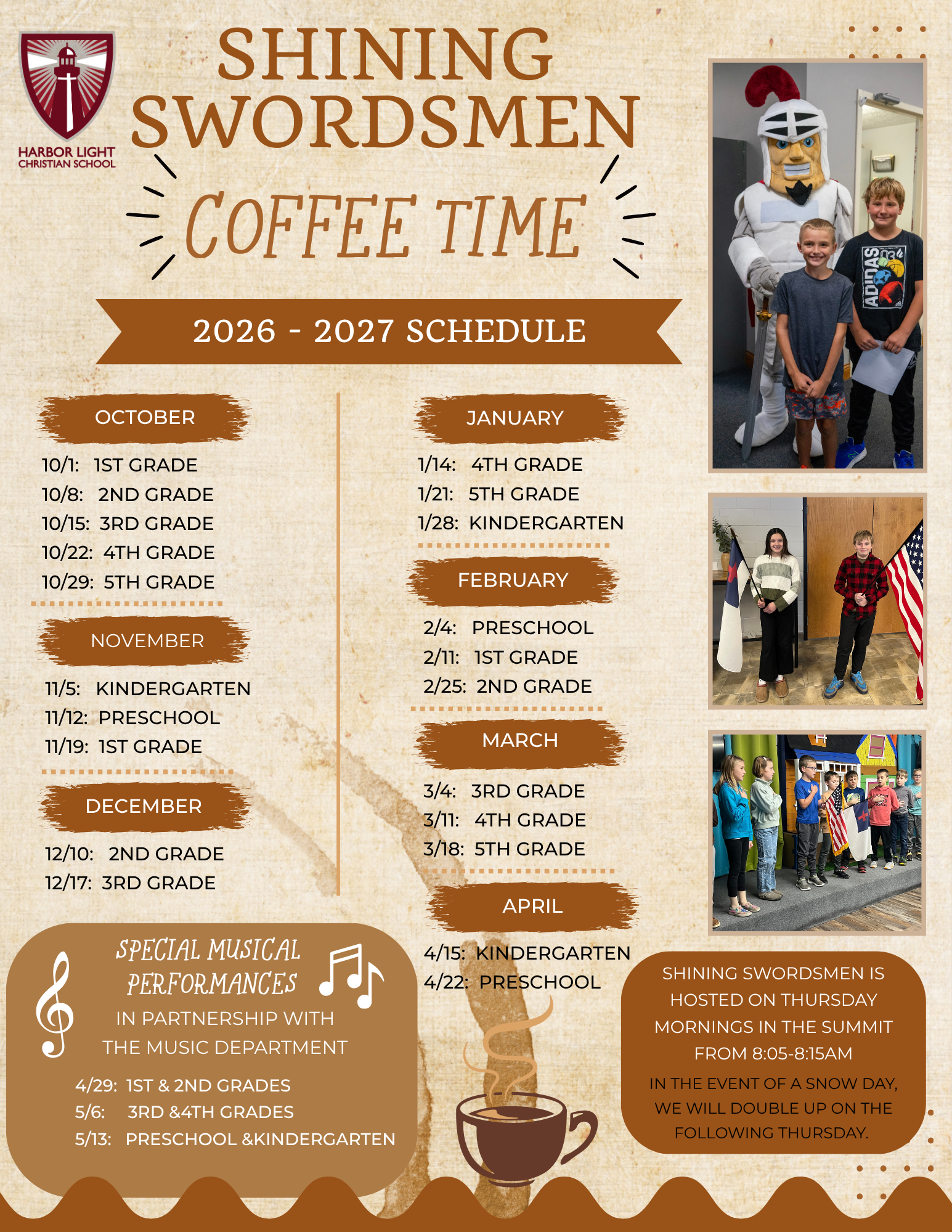 2026 2027 Coffee Time Graphic